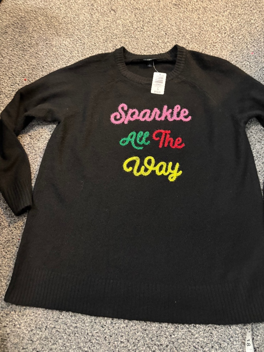 Torrid sparkle all the way sweater 0x 12